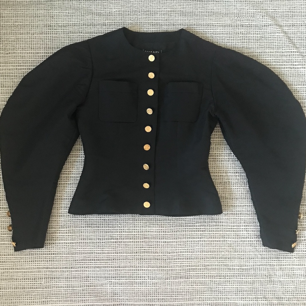 Vintage CHANEL Black & Gold Set, 34